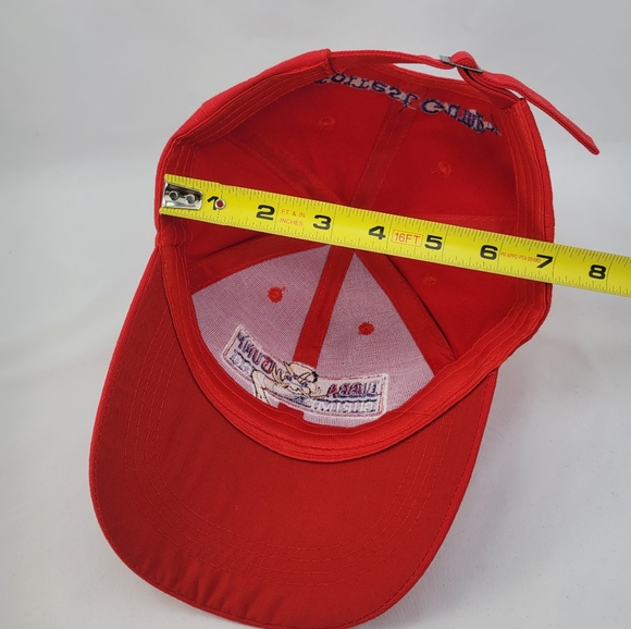 Bubba Gump Baseball Cap Shrimp Co.  Embroidered Adjustable Red Baseball Cap Hat - Picture 14 of 14